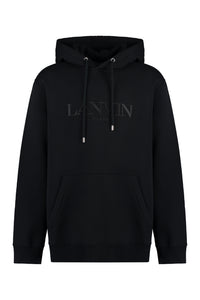 Logo cotton hoodie